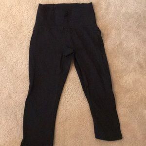 Black Lululemon, size 4, cropped leggings